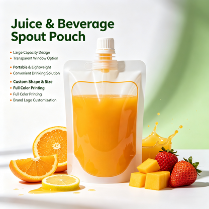 Custom Juice Spout Pouch