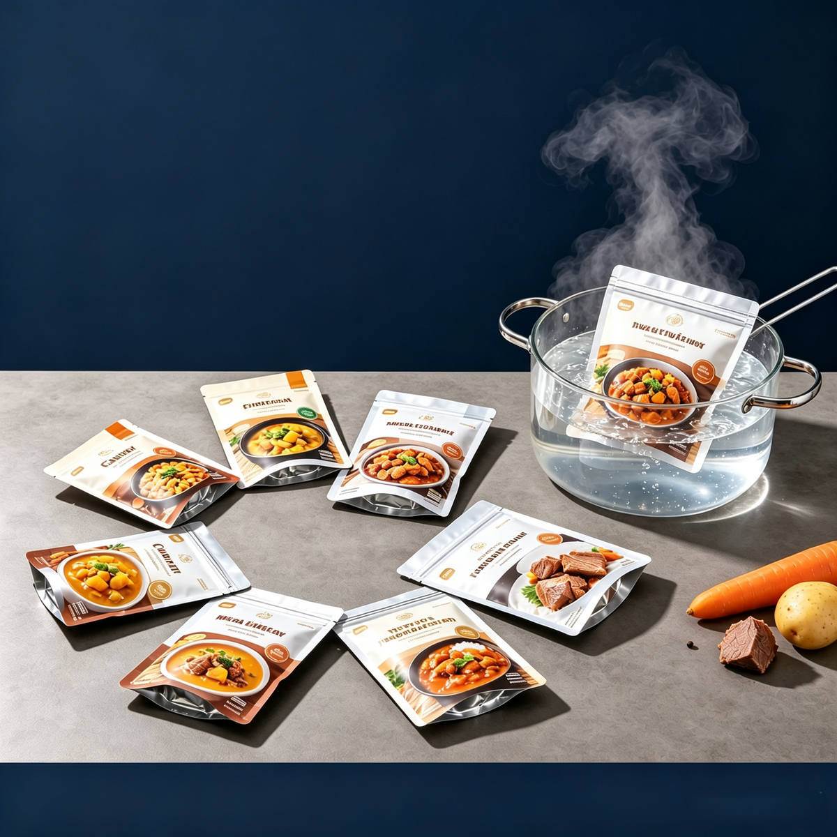Custom Retort Meal Pouch