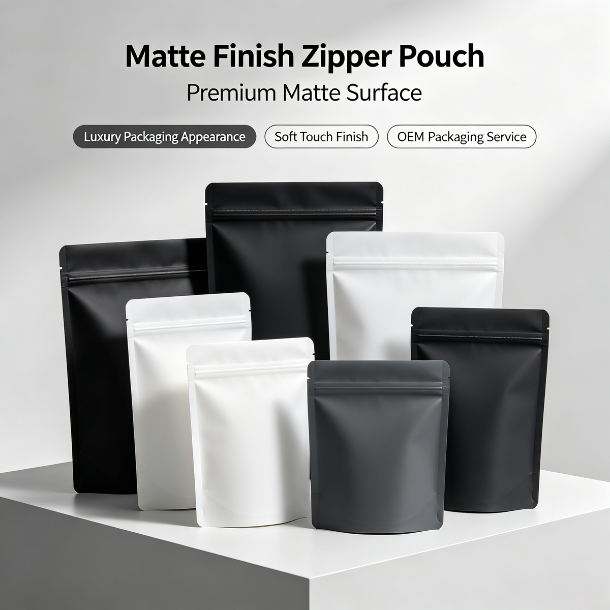 Custom Matte Stand Up Pouch