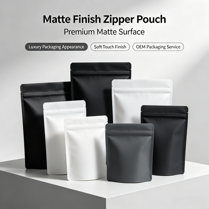 Custom Matte Stand Up Pouch