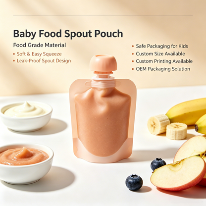 Custom Baby Food Spout Pouch