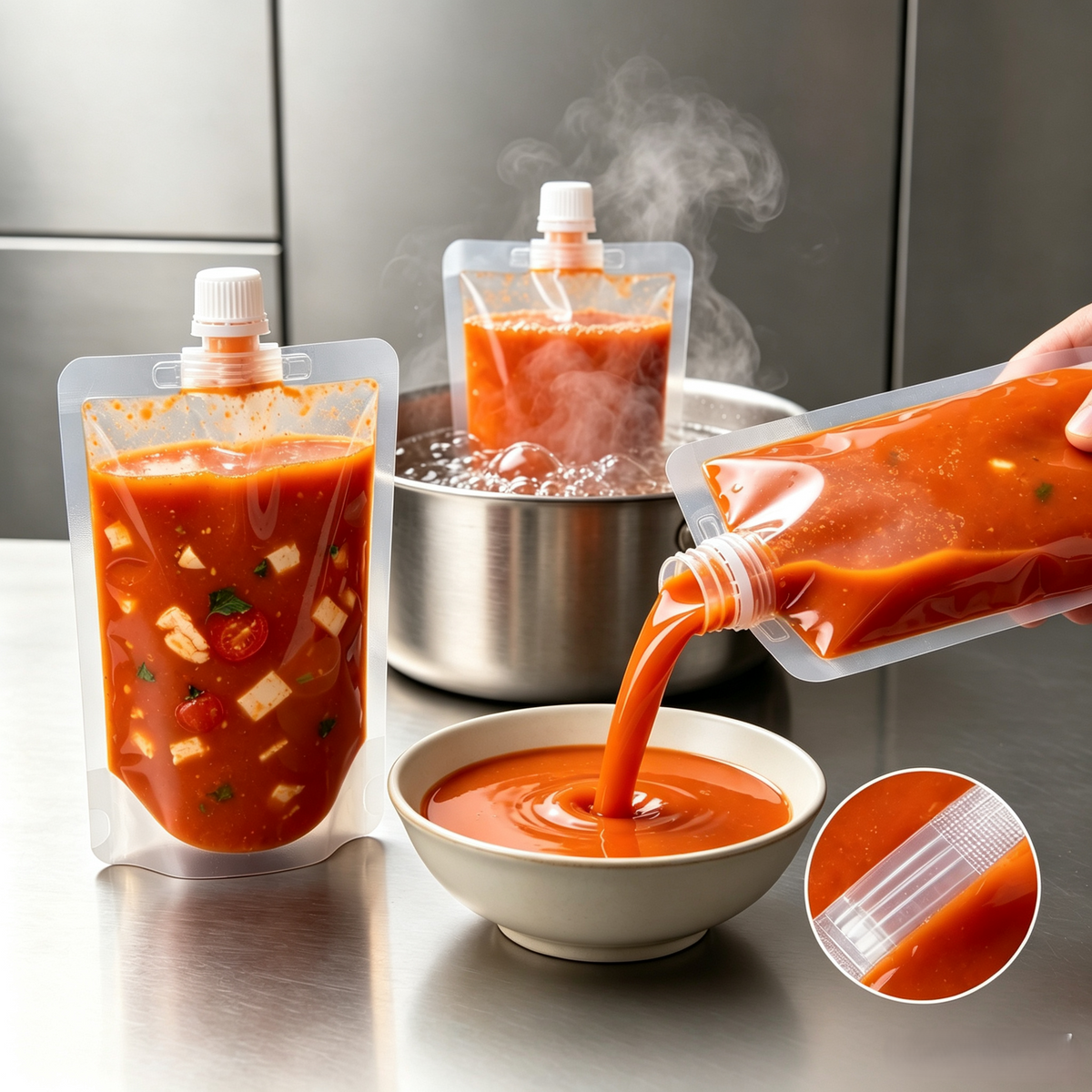Custom Retort Soup Pouch