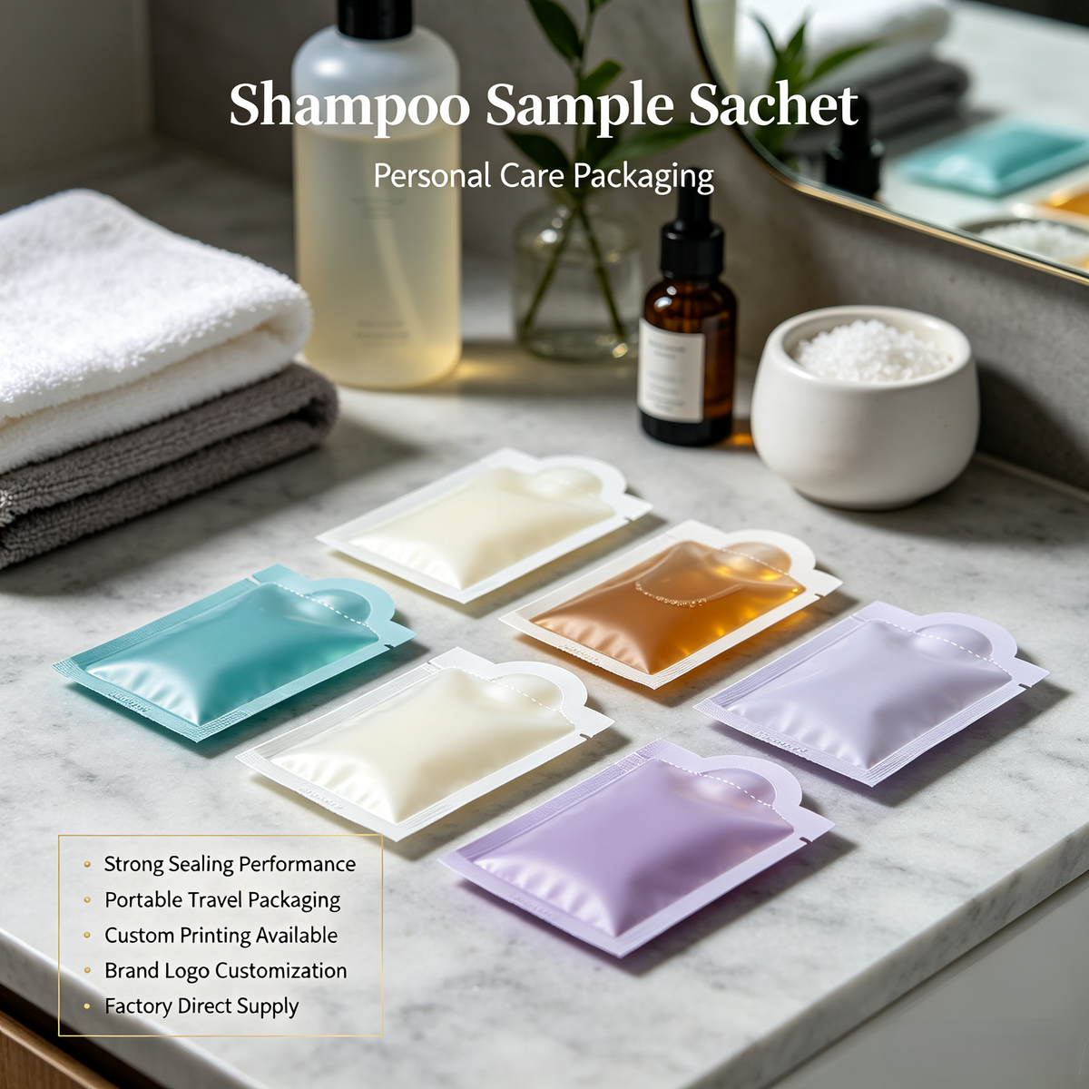 Custom Shampoo Sachet